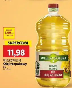 Lidl Olej Wielkopolski Rzepakowy oferta