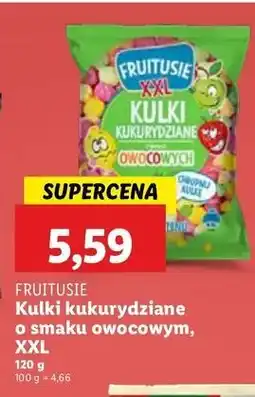 Lidl Kulki kukurydziane owocowe Fruitusie oferta