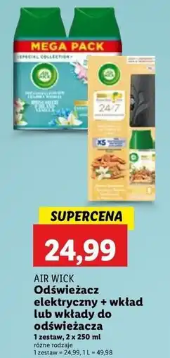 Lidl Urządzenie + wkład drzewo sandałowe i zmysłowa wanila Air Wick oferta