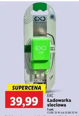Lidl Ładowarka sieciowa cube usb-a i usb-c Exc oferta