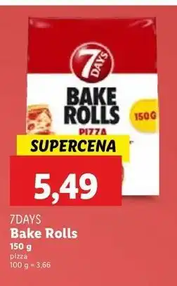 Lidl Bake rolls pizza 7 Days Rolls oferta