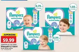 Lidl Pieluszki dla dzieci 6 Pampers Active Baby oferta
