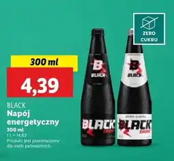 Lidl Napój energetyczny zero sugar Black Energy oferta