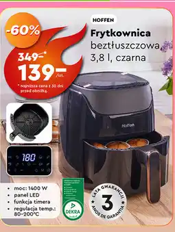 Biedronka Frytkownica beztłuszczowa HOFFEN oferta