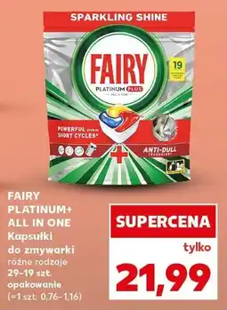 Kaufland Fairy Platinum+ Kapsułki do zmywarki oferta