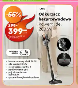 Biedronka Odkurzacz bezprzewodowy Poweglide 200W oferta