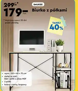 Biedronka Biurko z półkami oferta