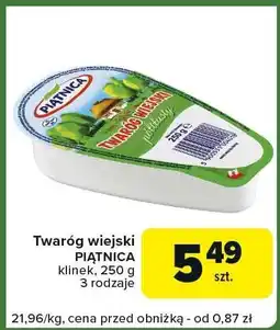 Carrefour Express Twaróg wiejski Piątnica oferta