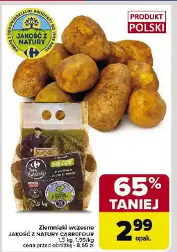 Carrefour Market Ziemniaki wczesne Jakość z Natury Carrefour oferta
