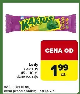 Carrefour Express Lody Kaktus oferta