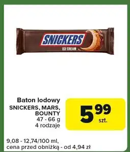 Carrefour Express Baton lodowy Snickers oferta