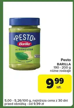Carrefour Express Pesto Barilla oferta