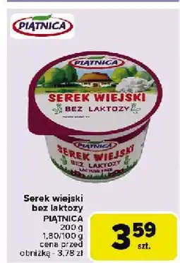 Carrefour Serek wiejski bez laktozy Piątnica oferta