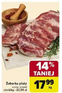 Carrefour Żeberka płaty Carrefour oferta