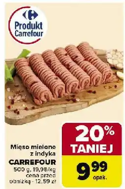 Carrefour Market Mięso mielone z indyka Carrefour oferta