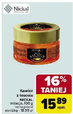 Carrefour Kawior z łososia Nickal oferta