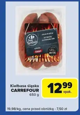 Carrefour Express Kiełbasa śląska Carrefour oferta