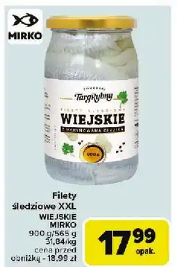 Carrefour Market Filety śledziowe XXL wiejskie Mirko oferta