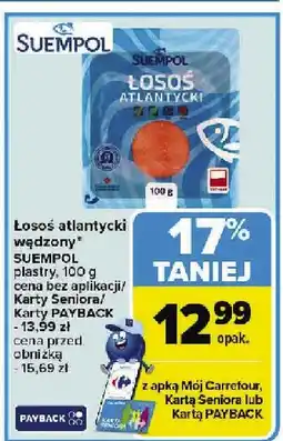 Carrefour Market Łosoś atlantycki wędzony Suempol oferta