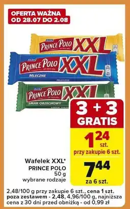 Carrefour Express Wafelek XXL Prince Polo oferta