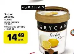 Carrefour Sorbet Grycan oferta