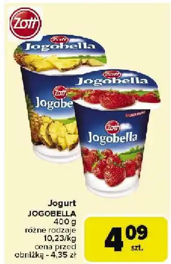 Carrefour Market Jogurt Jogobella Zott oferta