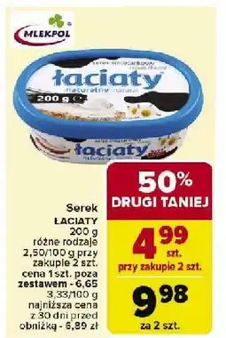 Carrefour Market Serek Lactaty Mlekpol oferta