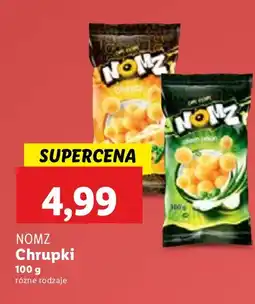 Lidl Chrupki Nomz różne rodzaje oferta