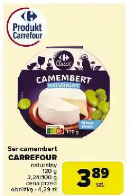 Carrefour Market Ser camembert Carrefour naturalny oferta