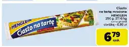 Carrefour Ciasto na tartę Henglein oferta