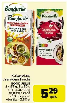 Carrefour Market Kukurydza, czerwona fasola Bonduelle oferta
