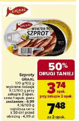 Carrefour Szproty Graal oferta