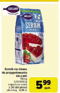 Carrefour Market Sernik na zimno Gellwe oferta