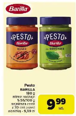 Carrefour Sos pesto Barilla Rosso/Genovese oferta