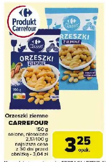 Carrefour Orzeszki ziemne Carrefour oferta