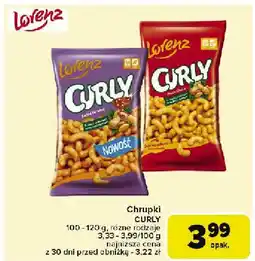 Carrefour Chrupki Curly Lorenz oferta