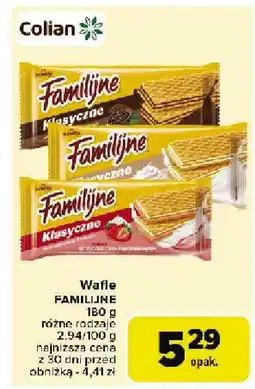 Carrefour Wafle Familijne Colian oferta