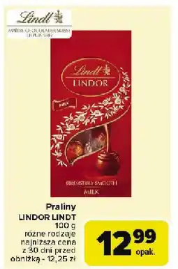 Carrefour Praliny Lindor Lindt oferta