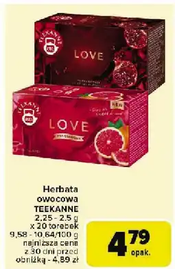 Carrefour Herbata owocowa Teekanne oferta