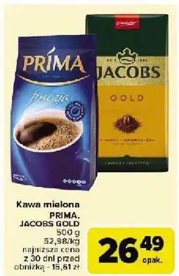 Carrefour Market Kawa rozpuszczalna Jacobs Gold oferta
