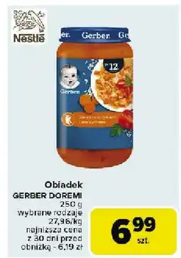 Carrefour Obiadek Gerber Doremi oferta