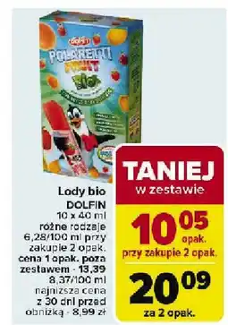 Carrefour Market Lody bio Dolfin oferta