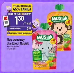 Polomarket Mus owocowy dla dzieci Musiak oferta