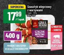 Polomarket Szaszłyk wieprzowy z warzywami Grill House oferta