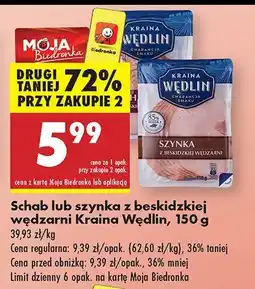 Biedronka Schab z beskidzkiej wędzarni Kraina Wędlin oferta