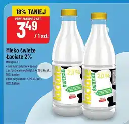 Polomarket Mleko świeże Łaciate 2% Mlekpol oferta