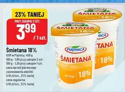 Polomarket Śmietana 18% Piątnica oferta