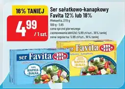 Polomarket Ser sałatkowo-kanapkowy Favita 12% lub 18% Mlekovita oferta