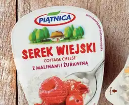 Biedronka Serek wiejski z malinami i żurawiną Piątnica oferta