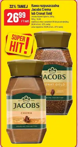 Polomarket Kawa rozpuszczalna Jacobs Crema/Cronat Gold oferta